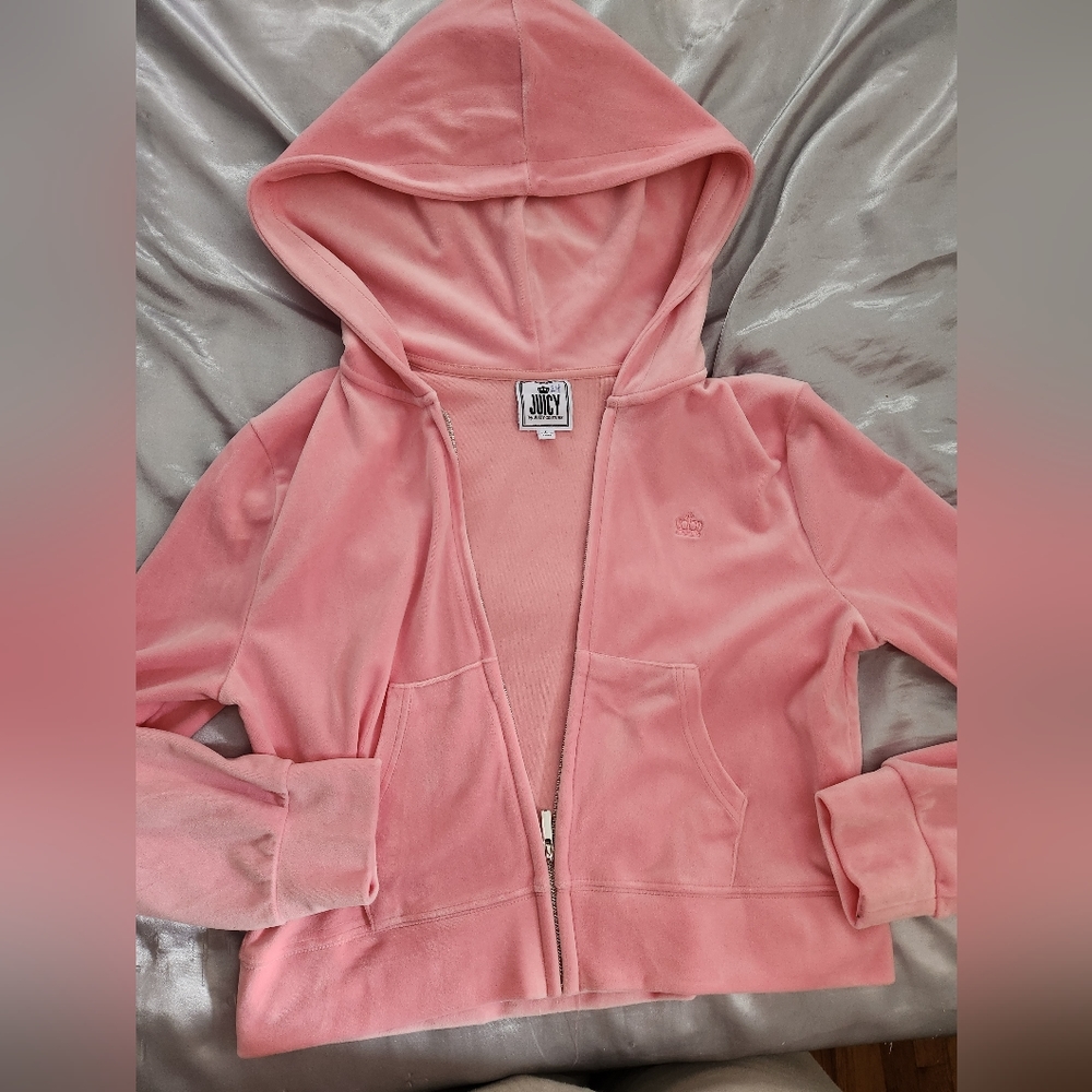 Juicy Velour Zip Up Hoodie